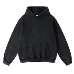 Vintage Wash Unisex Hoodie - Perfect for Spring and Summer Casual Wear