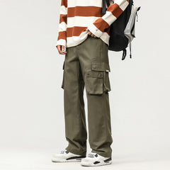 Men's Cargo Pants with Oversized Pockets - Perfect for Casual and Outdoor Adventures