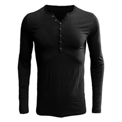 Men's Stylish Henley Shirt - Perfect for Casual and Semi-Formal Occasions
