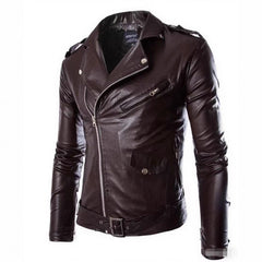 Stylish Men's Biker Jacket - Perfect For Casual And Fashionable Looks