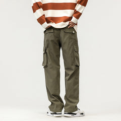 Men's Cargo Pants with Oversized Pockets - Perfect for Casual and Outdoor Adventures