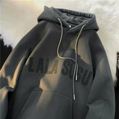 Stylish Hoodie with Trendy Lettering for Casual Wear