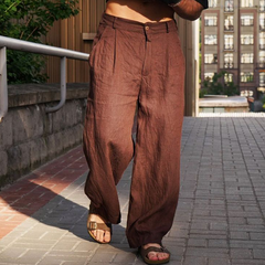 Men's Spring Fashion Casual Loose Cotton And Linen Pants MTA2082C9K