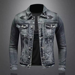 Stylish Denim Jacket for Men - Perfect for Casual and Outdoor Adventures