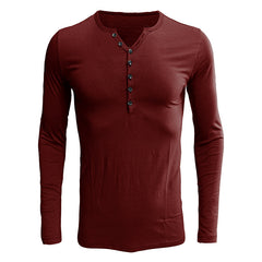 Men's Stylish Henley Shirt - Perfect for Casual and Semi-Formal Occasions