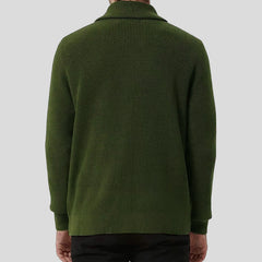 Stylish Men's Cardigan Sweater with Classic Buttons for Everyday Wear