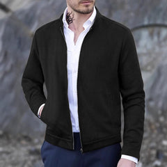 Stylish Men's Zip-Up Jacket for Casual and Formal Wear
