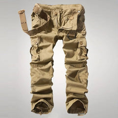 Men's Multi-Pocket Cargo Pants - Perfect For Outdoor Adventures And Casual Wear