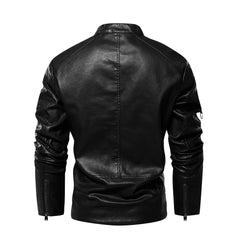 Stylish Men's Leather Jacket - Perfect For Casual And Formal Wear