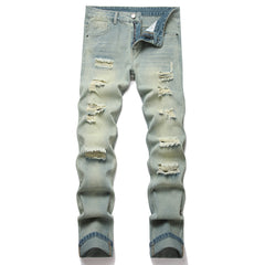 Distressed Ripped Jeans For Men - Fashionable And Stylish Denim Trousers