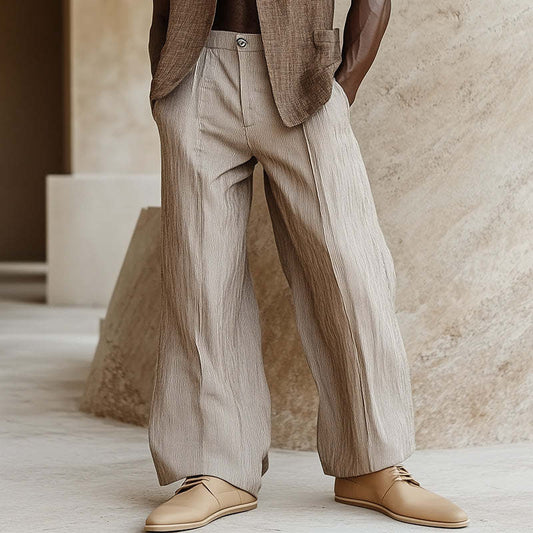 Men's Spring Fashion Simple Solid Color Casual Pants MTA0852D3P