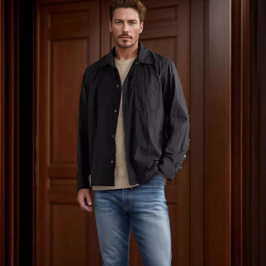 Stylish Men's Casual Jacket with Classic Design for Everyday Wear