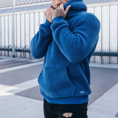 Cozy Fleece Hoodie for Men - Perfect for Casual and Outdoor Wear