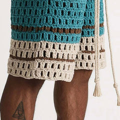 Men's Holiday Braided Beach Shorts MTA2138C6P