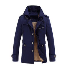 Stylish Men's Trench Coat - Perfect For Casual And Formal Wear