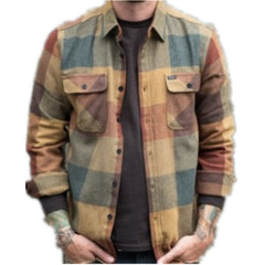 Plaid Flannel Shirt Jacket For Men - Stylish And Versatile Outerwear