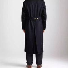 Classic Brown Overcoat with Matching Suit Set - Perfect for Formal and Casual Wear