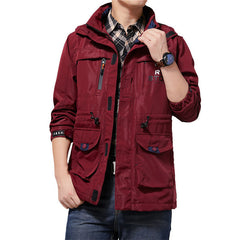 Men's Outdoor Utility Jacket - Perfect For Adventure And Casual Wear
