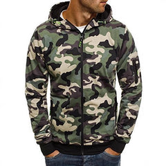 Camouflage Hooded Jacket For Men - Stylish And Versatile Outdoor Wear