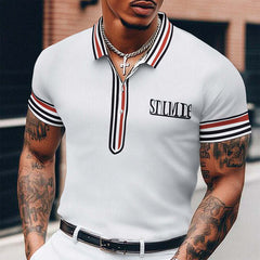Men's Summer Comfort Polo Neck Short Sleeve T-Shirt MTA3142C8U