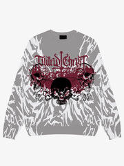 Skull and Snake Graphic Sweatshirt