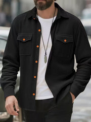 Stylish Corduroy Shirt Jacket for Men - Perfect for Casual and Outdoor Adventures