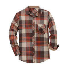 Classic Plaid Long Sleeve Shirt For Men - Stylish And Comfortable Design