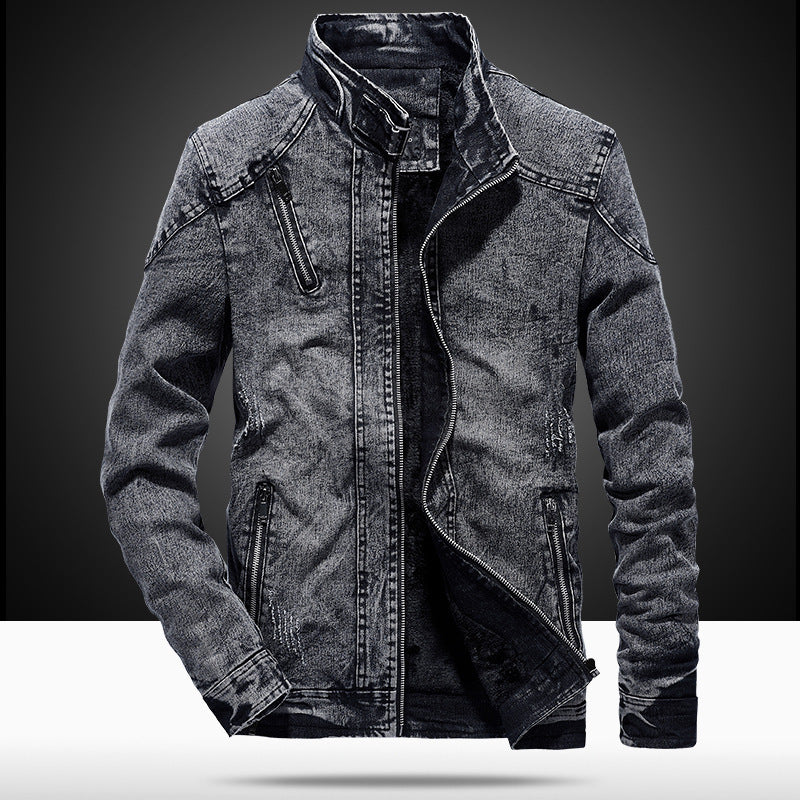Stylish Denim Jacket with Faux Fur Lining - Perfect for Casual and Outdoor Wear