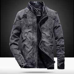 Stylish Denim Jacket with Faux Fur Lining - Perfect for Casual and Outdoor Wear