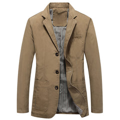 Men's Stylish Olive Green Blazer - Perfect for Casual and Formal Occasions