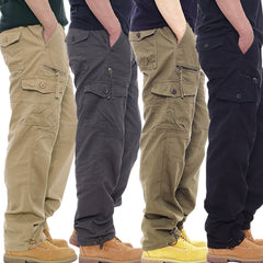 Men's Multi-Pocket Cargo Pants - Versatile and Durable for Everyday Use