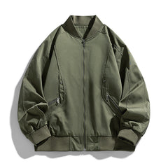 Men's Military Green Bomber Jacket - Stylish And Functional For All Seasons