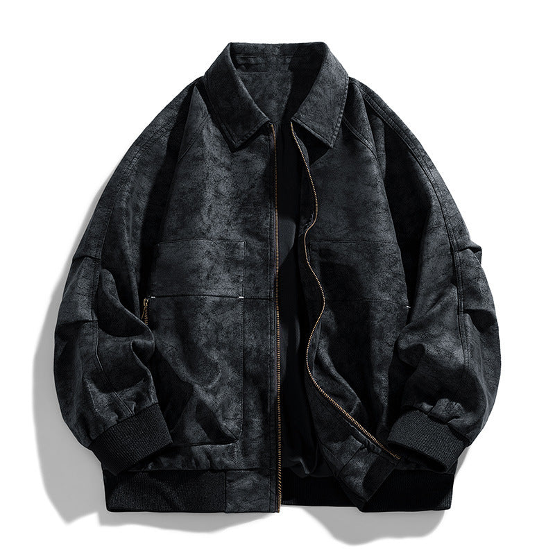 Stylish Brown Bomber Jacket for Men - Perfect for Casual and Outdoor Wear