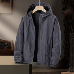 Men's Stylish Hooded Jacket - Perfect for Outdoor Adventures and Casual Wear