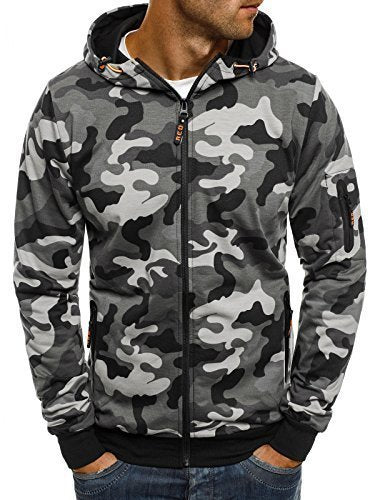 Camouflage Hooded Jacket For Men - Stylish And Versatile Outdoor Wear