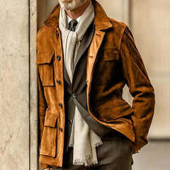 Stylish Men's Jacket with Versatile Layering Options for Modern Gentlemen