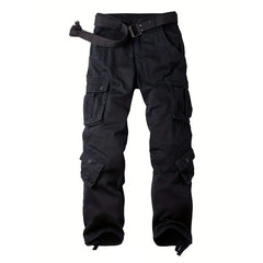 Men's Multi-Pocket Cargo Pants - Perfect For Outdoor Adventures And Casual Wear