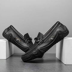 MEN'S CASUAL HAND SEWN LEATHER SHOES 11426926