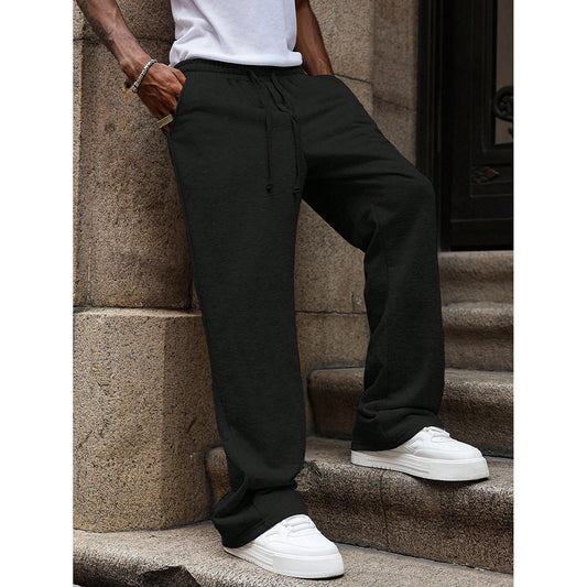 Men's Casual Loose Fit Sweatpants with Drawstring Waist