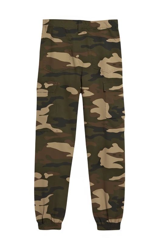 Camo Cargo Jogger Pants