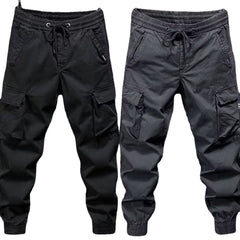 Men's Cargo Pants with Adjustable Waistband - Perfect for Casual and Outdoor Activities