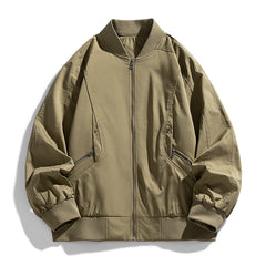 Men's Military Green Bomber Jacket - Stylish And Functional For All Seasons