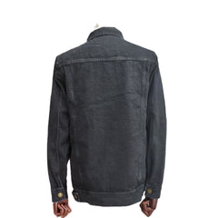 Classic Denim Jacket with Stylish Tattoo-Inspired Design