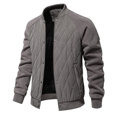 Quilted Panel Bomber Jacket for Men - Stylish and Versatile Winter Outerwear