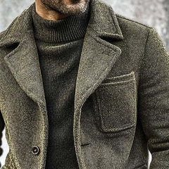 Men's Vintage Canvas Single Breasted Jacket 32815537X