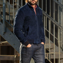 Stylish Men's Bomber Jacket For Casual And Outdoor Wear