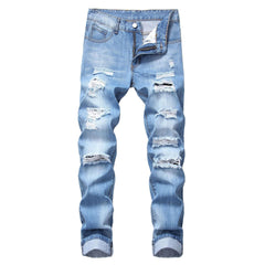 Distressed Ripped Jeans For Men - Fashionable And Stylish Denim Trousers