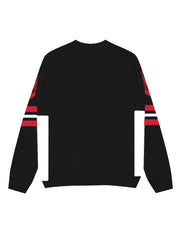 Sporty Crewneck Sweatshirt with Bold Number Design for Active Enthusiasts
