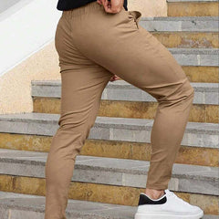 Men's Solid Color Casual Suit Pants MTA0366D4X