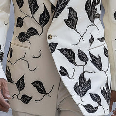 Men's Spring Fashion Thin Printed Suit Jacket MTA3115C1P